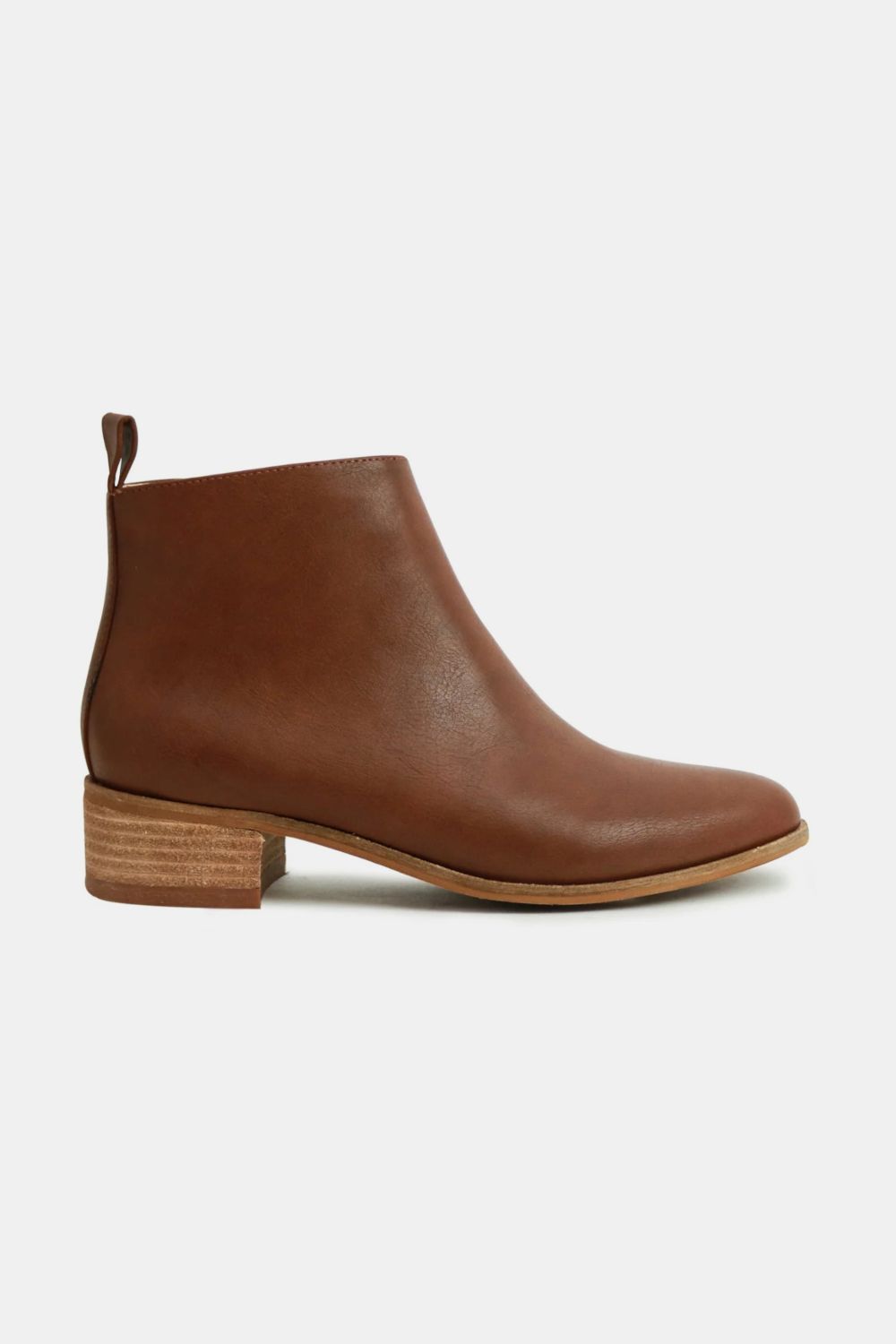 Beast Fashion PU Leather Block Heel Boots-Chaelisa's New Jammies
