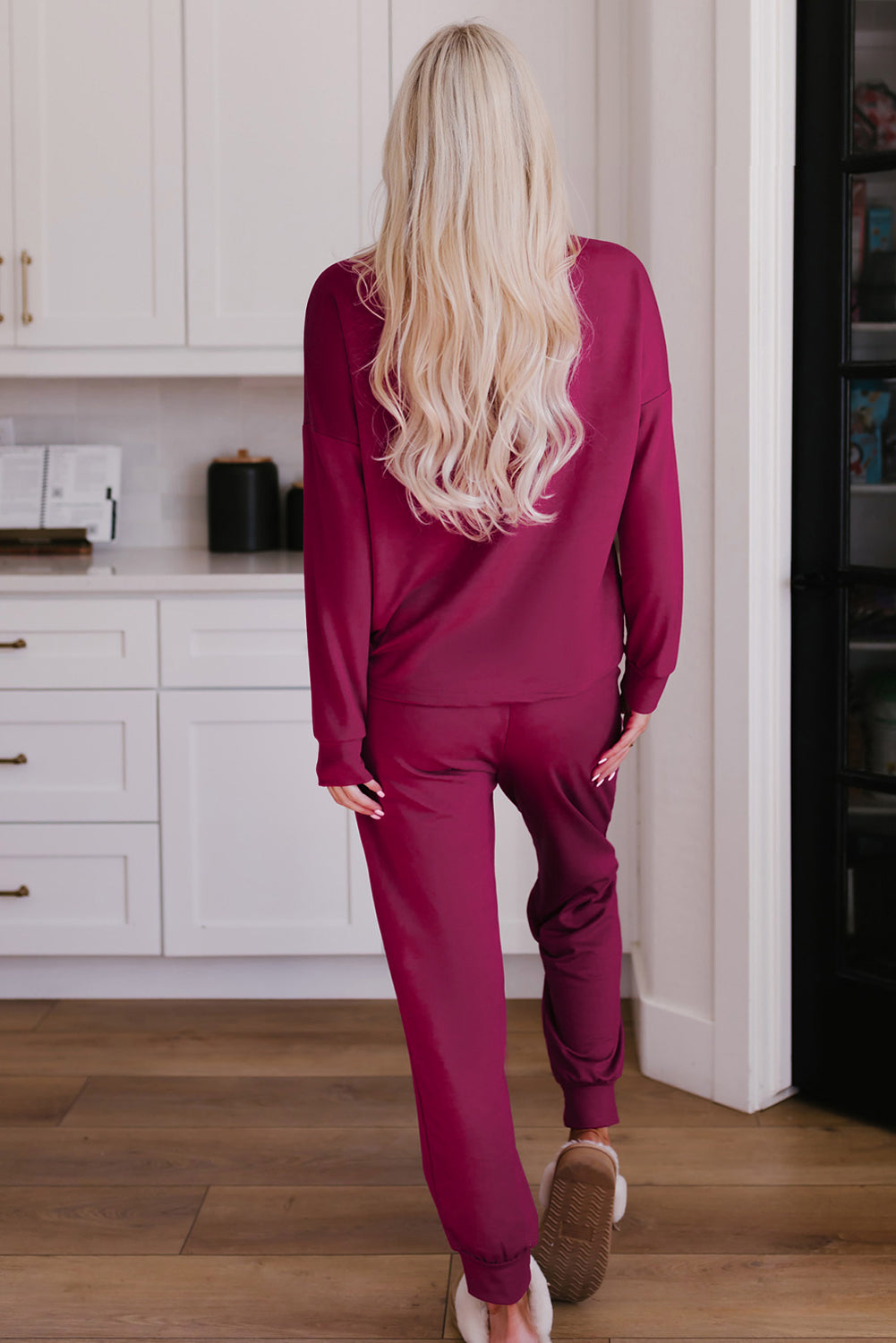 Long Sleeve Pullover and Jogger Pants Lounge Set-Chaelisa's New Jammies