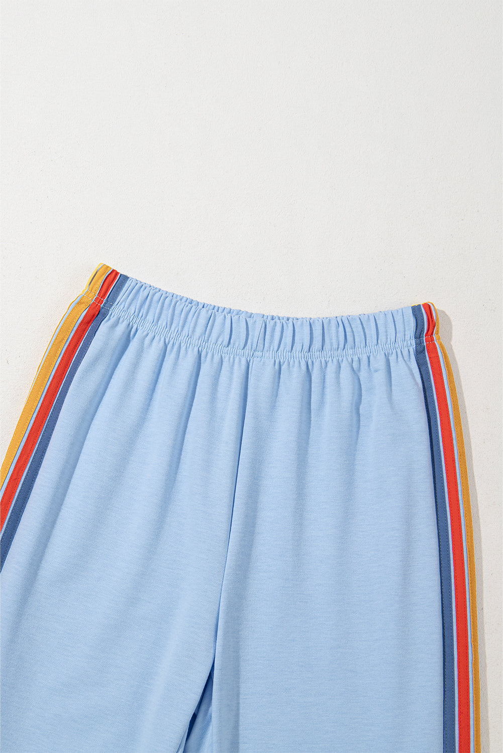 Light Blue Counting Rainbows High Waist Sweatpants-Chaelisa's New Jammies