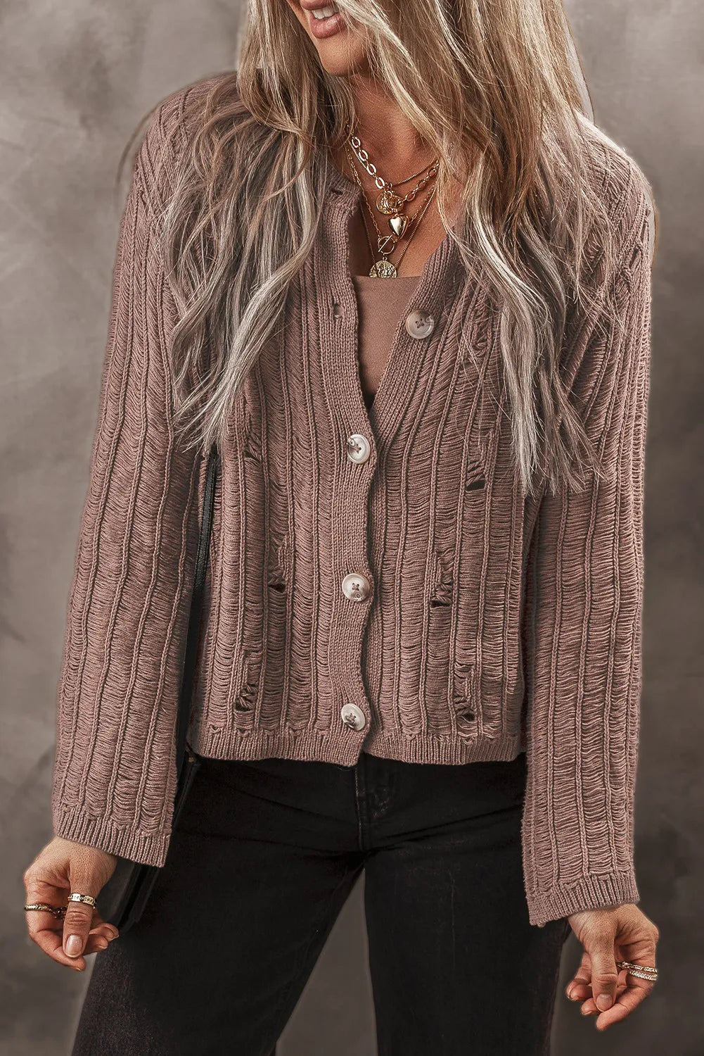 Button Up Long Sleeve Cardigan-Chaelisa's New Jammies