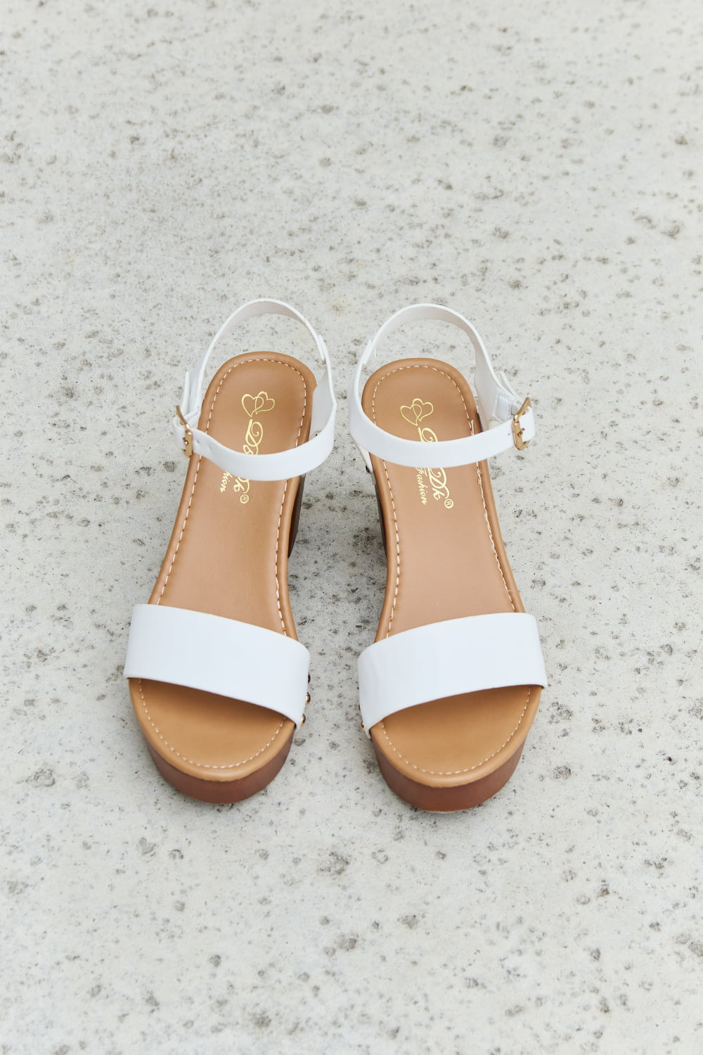 DDK Time After Time Wooden Platform Strap Heels-Chaelisa's New Jammies