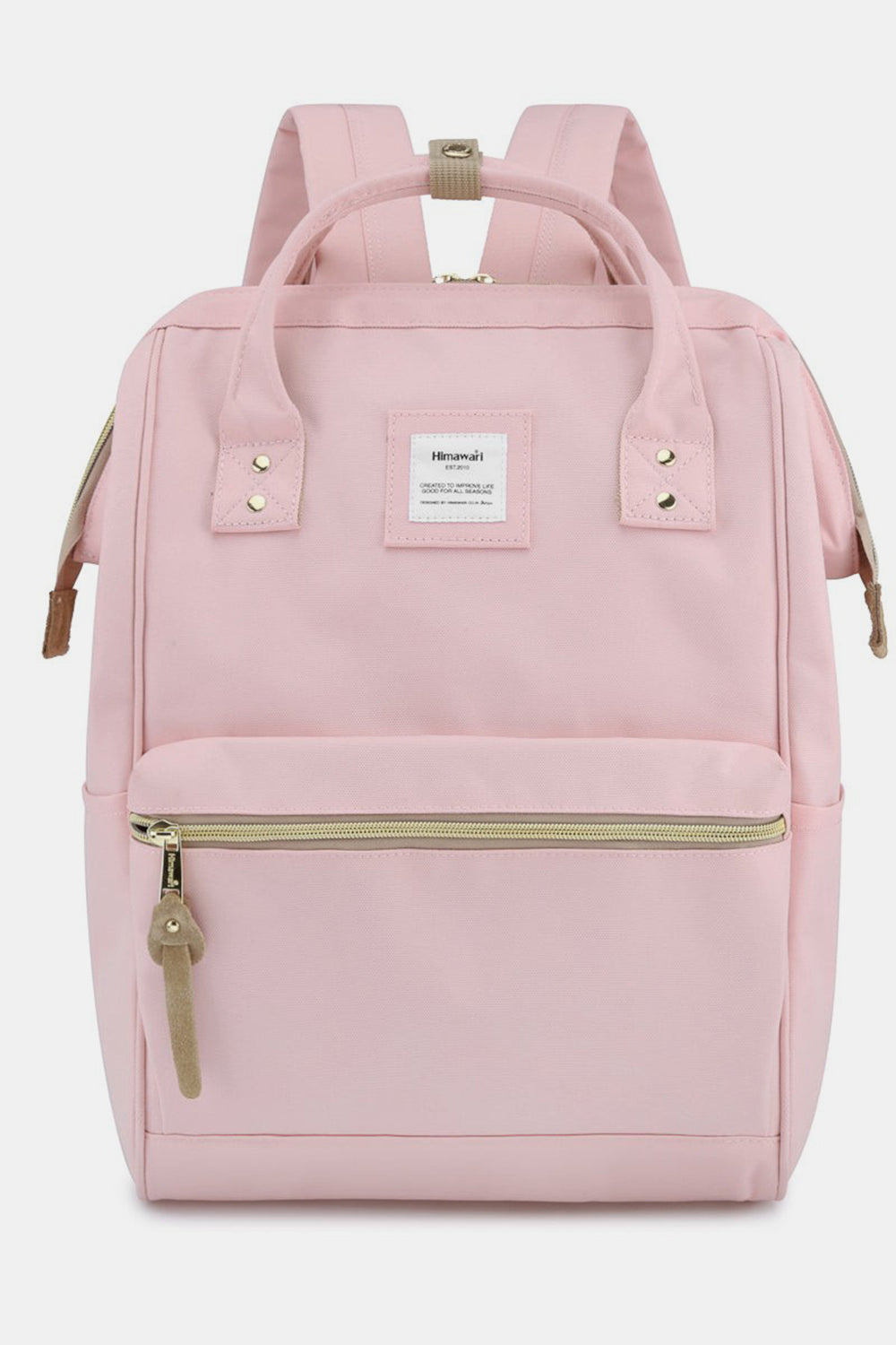Himawari Waterproof Canvas Backpack Bag with Side Pockets-Chaelisa's New Jammies
