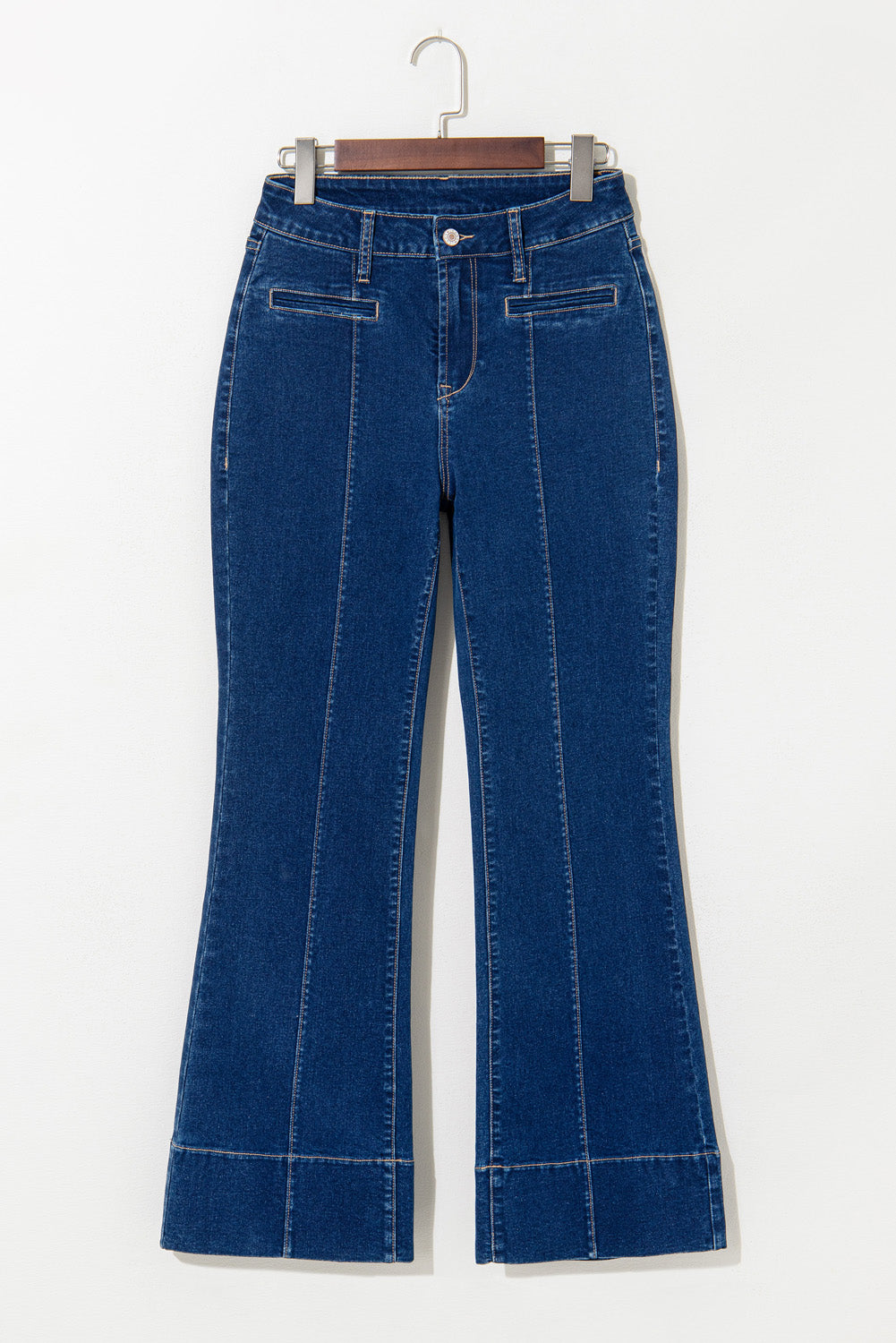 Sail Blue Center Seam Deep Wash Straight Jeans-Chaelisa's New Jammies