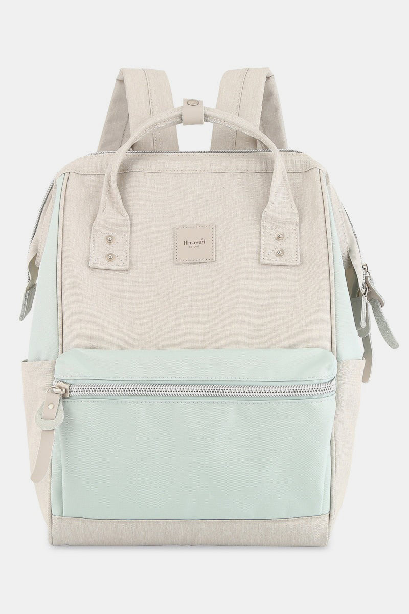 Himawari Water Resistant Canvas Backpack Bag with Side Pockets-Chaelisa's New Jammies