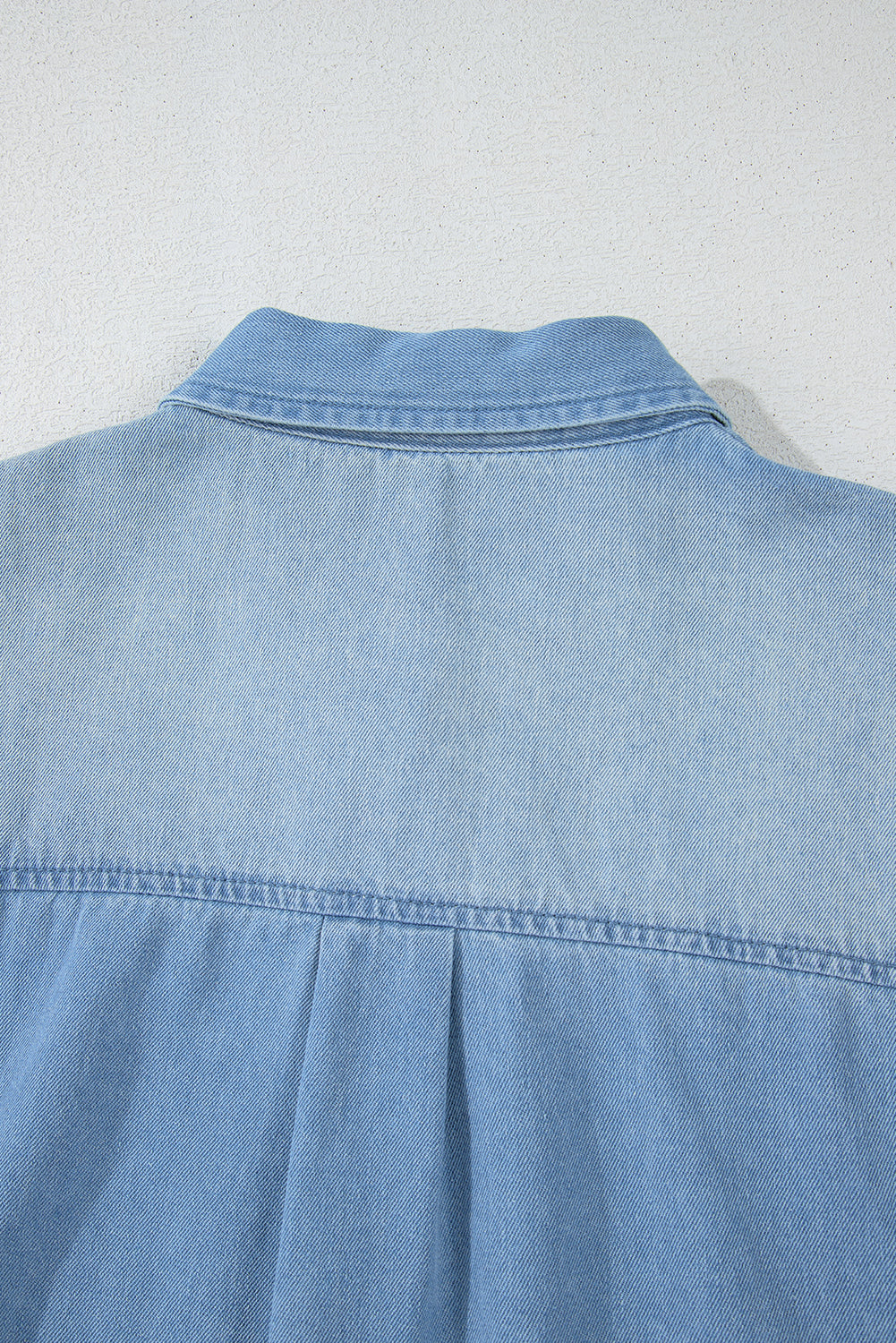 Beau Blue Risen Medium Washed Denim Shirt Dress-Chaelisa's New Jammies