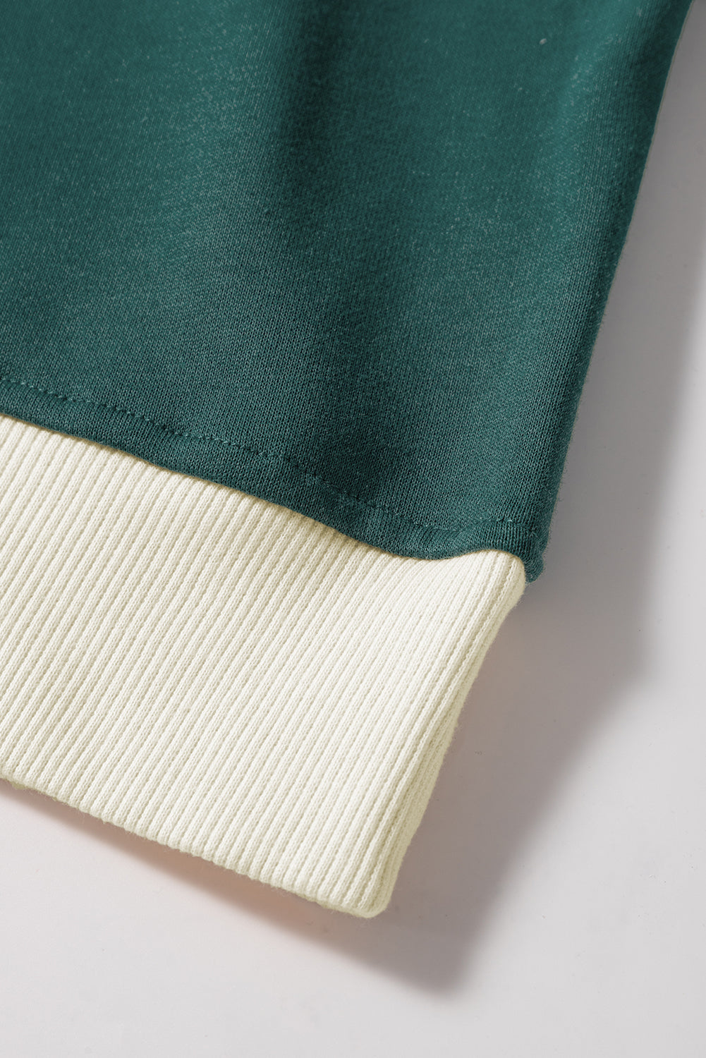 Evergreen Color Contrast Loose Pullover and Lace-up Waist Skort Set-Chaelisa's New Jammies
