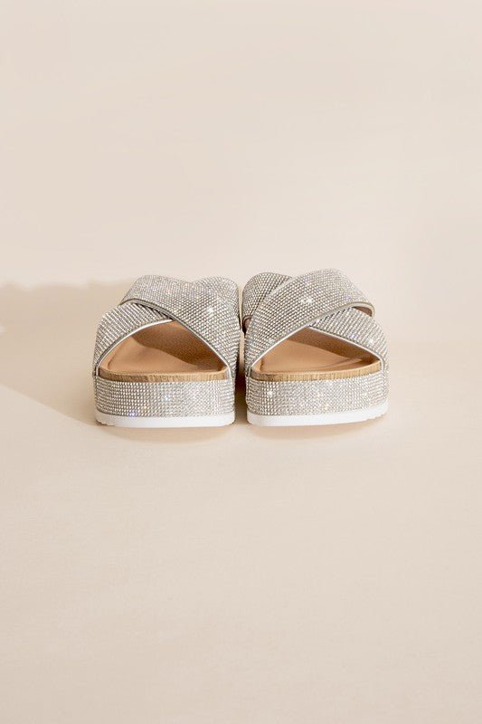 APOLLO - 1 Rhinestone Slides - Chaelisa's New Jammies