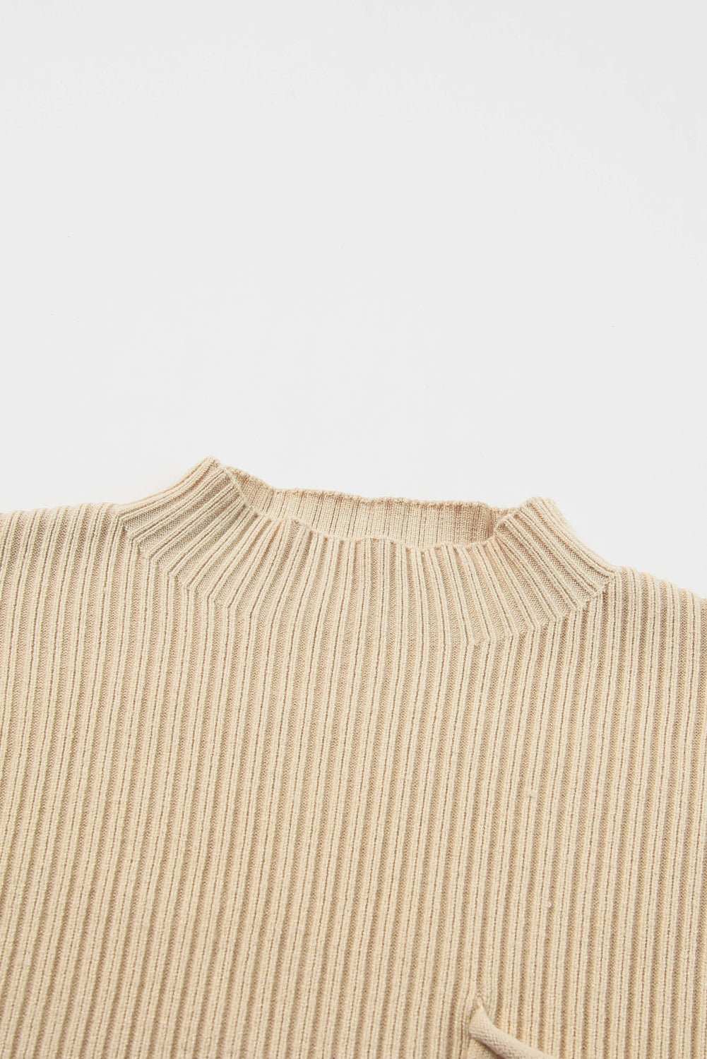 Black Patch Pocket Ribbed Knit Short Sleeve Sweater-Chaelisa's New Jammies