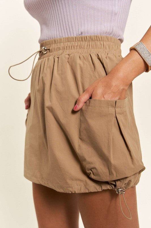 ADORA Drawstring Skort with Pockets-Chaelisa's New Jammies