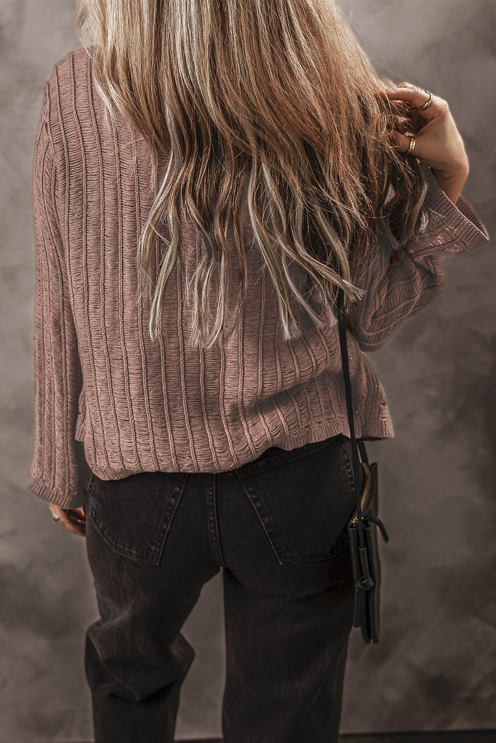 Goat Cut Out Textured Knit Buttoned Cardigan-Chaelisa's New Jammies