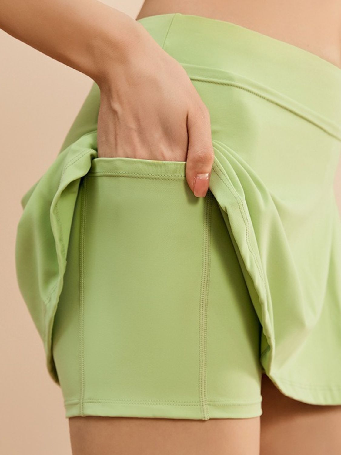 High Waist Active Skort with Pockets-Chaelisa's New Jammies
