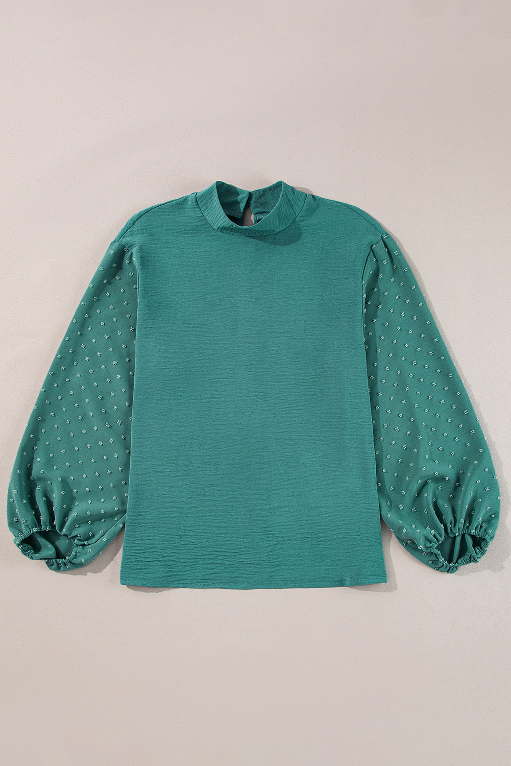 Skobeloff Swiss Dot Balloon Sleeve Loose Blouse-Chaelisa's New Jammies