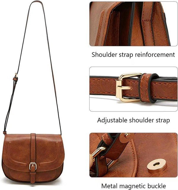 Blair Foldover Buckle Crossbody - Chaelisa's New Jammies