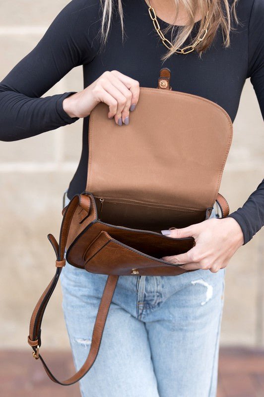 Blair Foldover Buckle Crossbody - Chaelisa's New Jammies