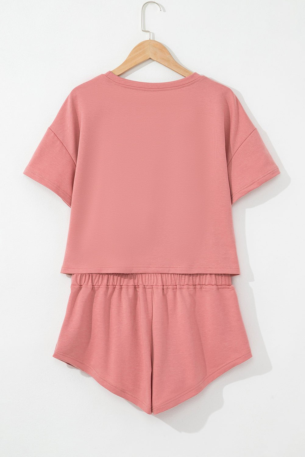 Blossom 2pcs Cropped Tee and Ruffle High Waist Skort Set - Chaelisa's New Jammies