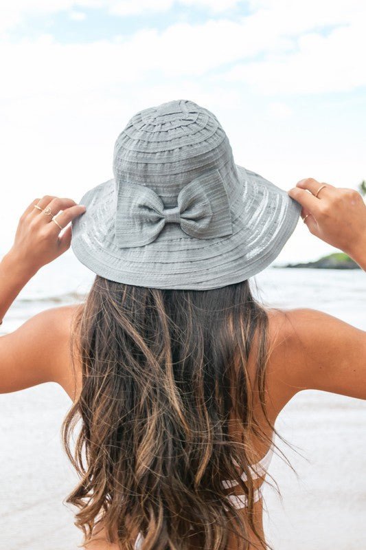 Bow Accent Bucket Sunhat - Chaelisa's New Jammies