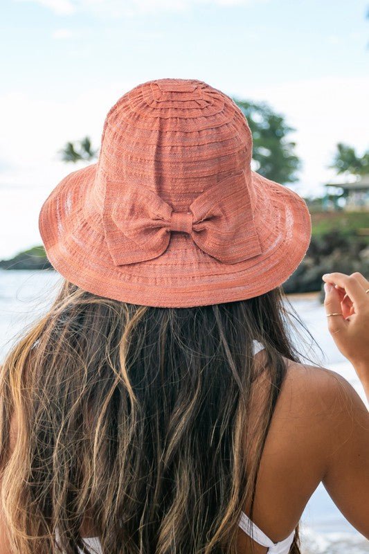 Bow Accent Bucket Sunhat - Chaelisa's New Jammies
