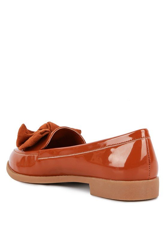BOWBERRY BOW - TIE PATENT LOAFERS - Chaelisa's New Jammies