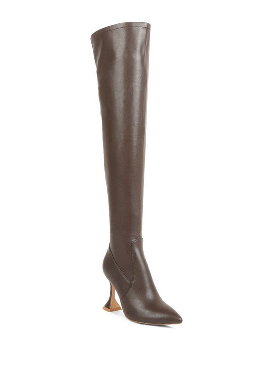 BRANDY OVER THE KNEE HIGH HEELED BOOTS - Chaelisa's New Jammies