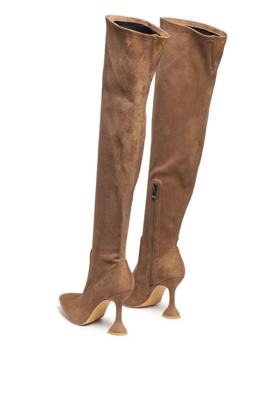 BRANDY OVER THE KNEE HIGH HEELED BOOTS - Chaelisa's New Jammies