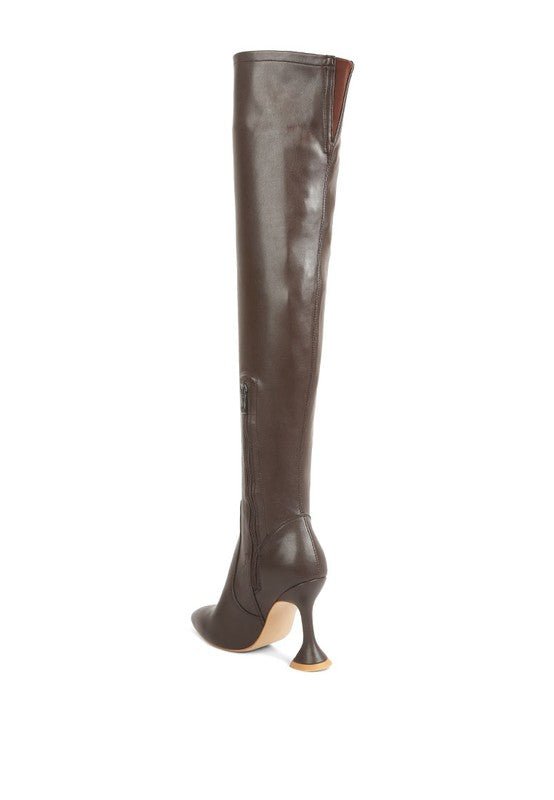 BRANDY OVER THE KNEE HIGH HEELED BOOTS - Chaelisa's New Jammies