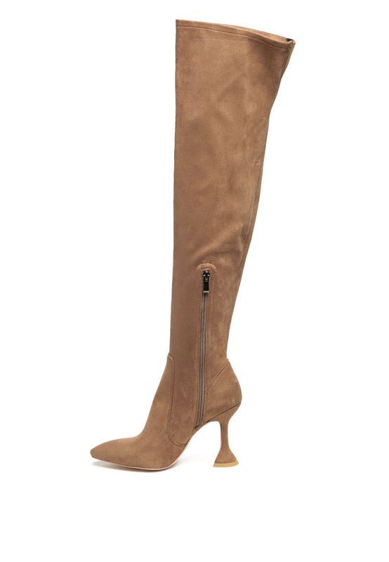BRANDY OVER THE KNEE HIGH HEELED BOOTS - Chaelisa's New Jammies