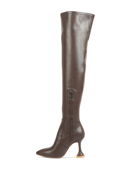 BRANDY OVER THE KNEE HIGH HEELED BOOTS - Chaelisa's New Jammies
