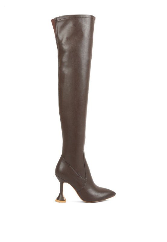 BRANDY OVER THE KNEE HIGH HEELED BOOTS - Chaelisa's New Jammies