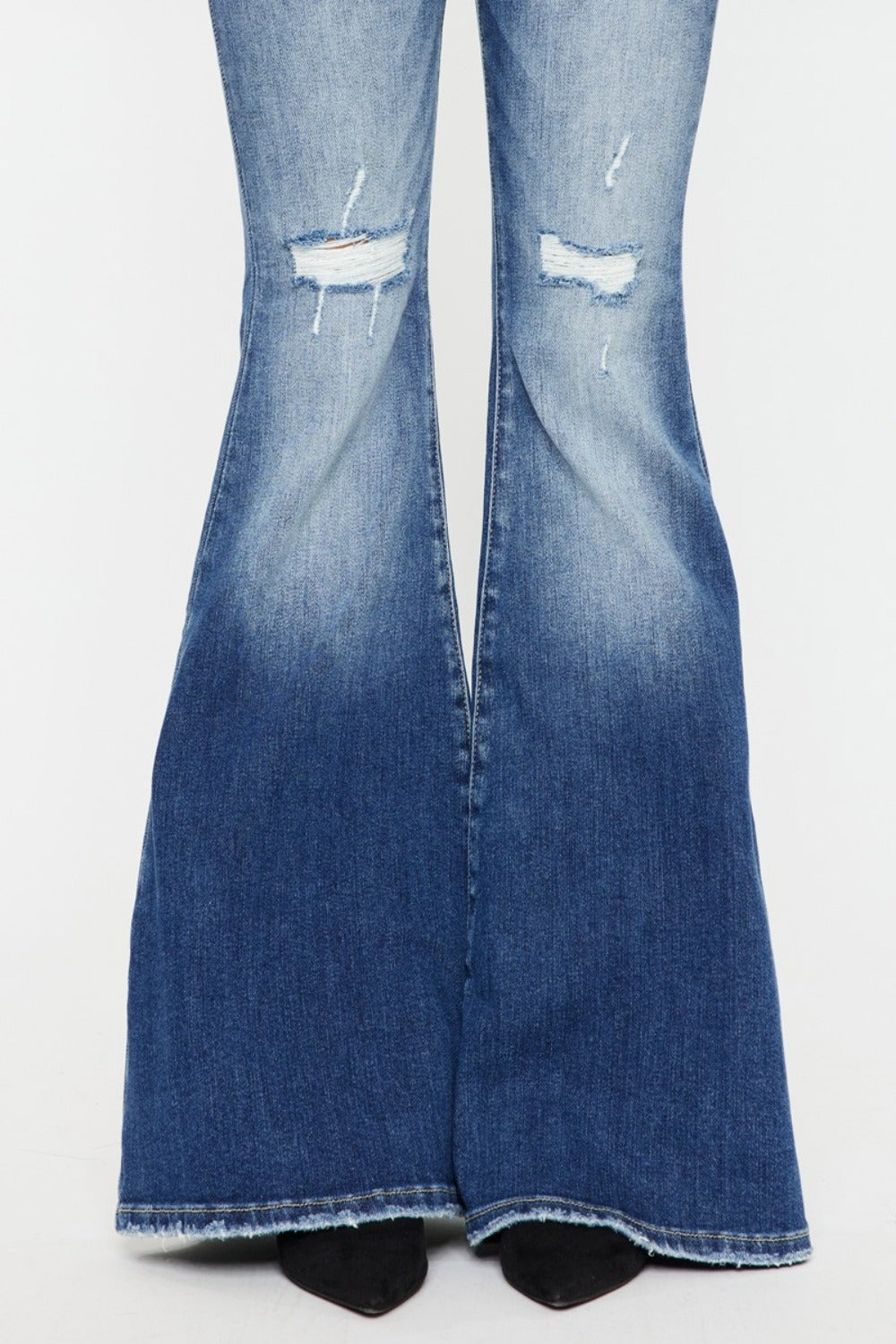 Kancan High Rise Wide Waistband Flare Jeans-Chaelisa's New Jammies