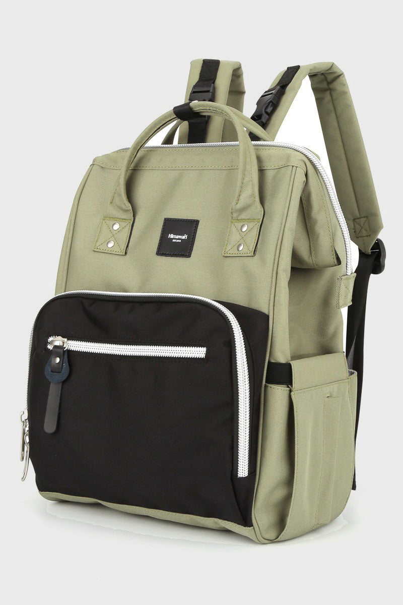 Himawari Waterproof Canvas Backpack Bag with Side Pockets-Chaelisa's New Jammies