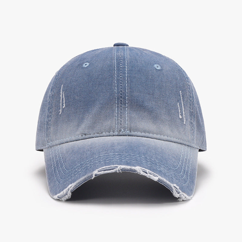 Distressed Washed Adjustable Baseball Cap-Chaelisa's New Jammies