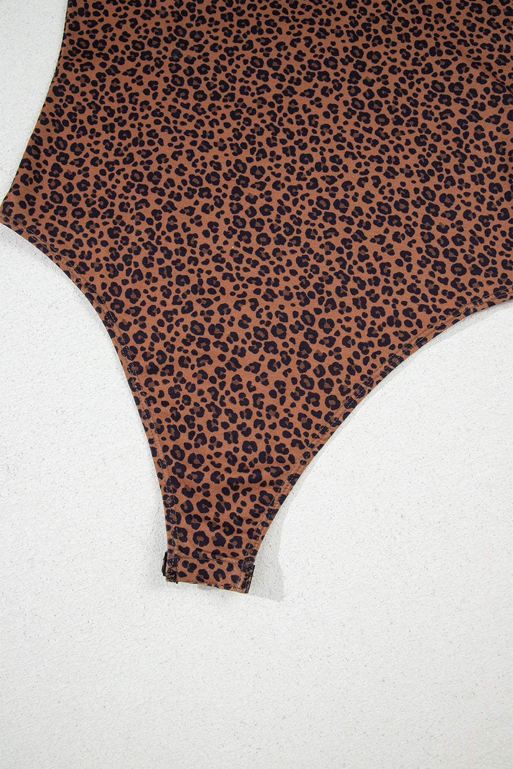 Brown Leopard Printed Sleeveless Scoop Neck Bodysuit-Chaelisa's New Jammies