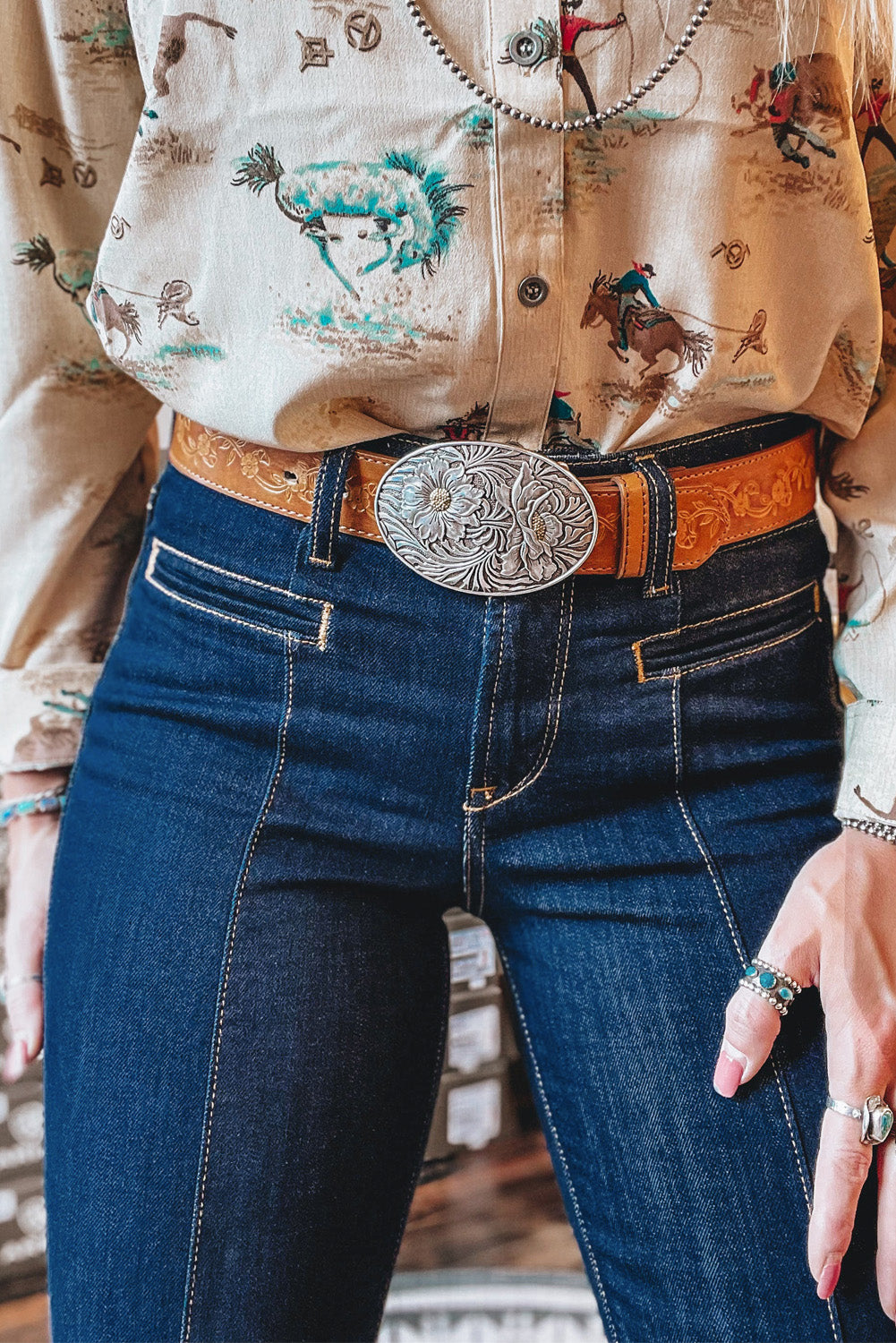 Sail Blue Center Seam Deep Wash Straight Jeans-Chaelisa's New Jammies