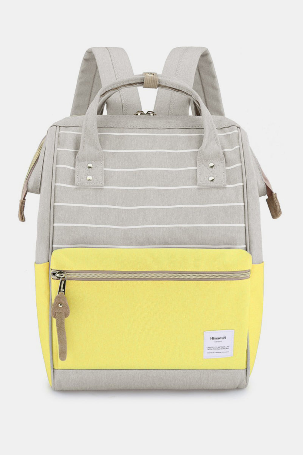 Himawari Waterproof Canvas Backpack Bag with Side Pockets-Chaelisa's New Jammies