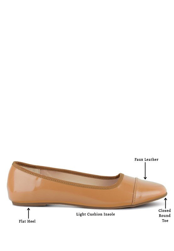 CAMELLA ROUND TOE BALLERINA FLAT SHOES - Chaelisa's New Jammies