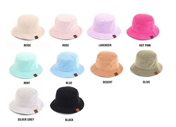CC Terry Cloth Bucket Hat - Chaelisa's New Jammies