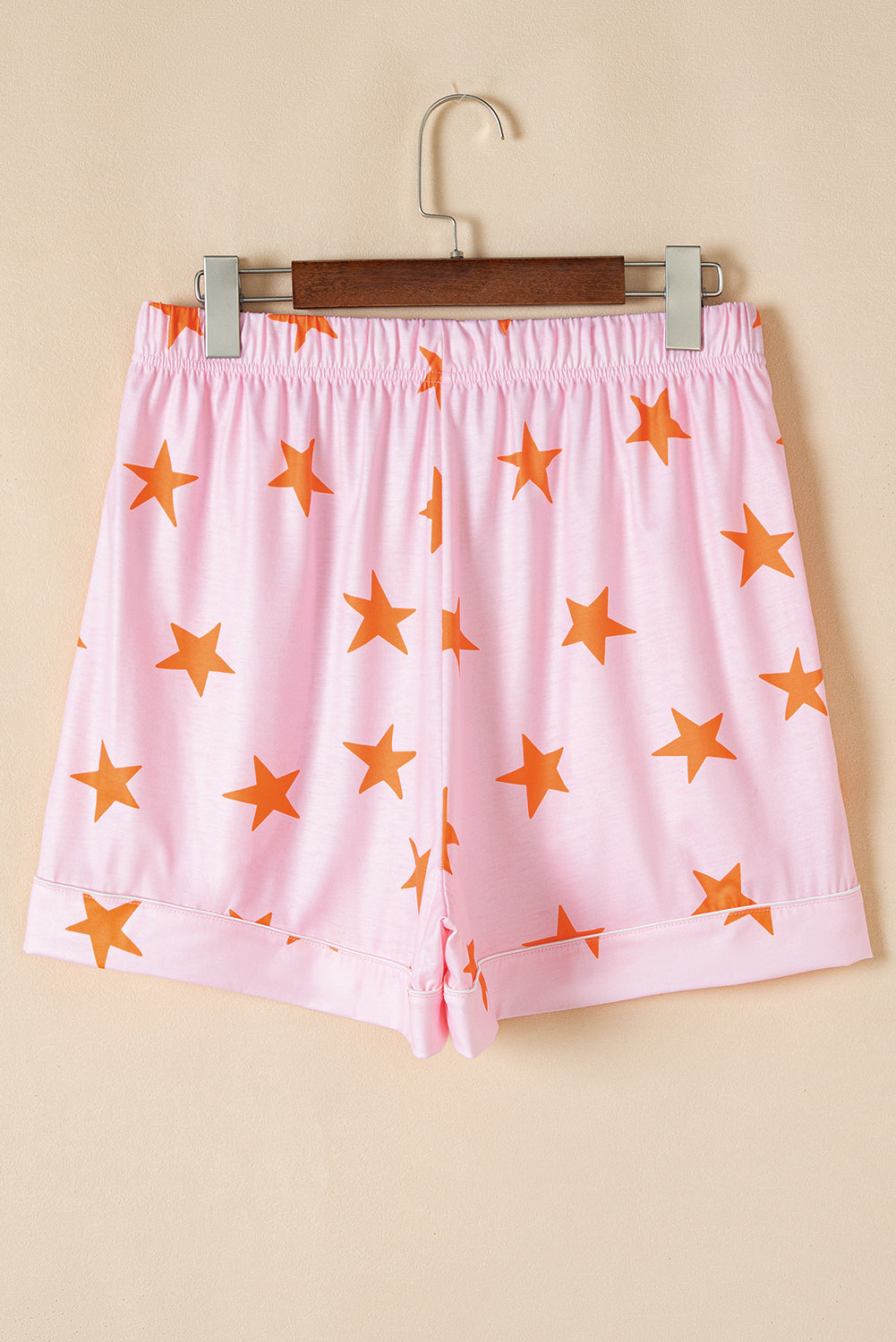 Pink Stars Short Sleeve Shirt and Shorts Bamboo Pajama Set-Chaelisa's New Jammies