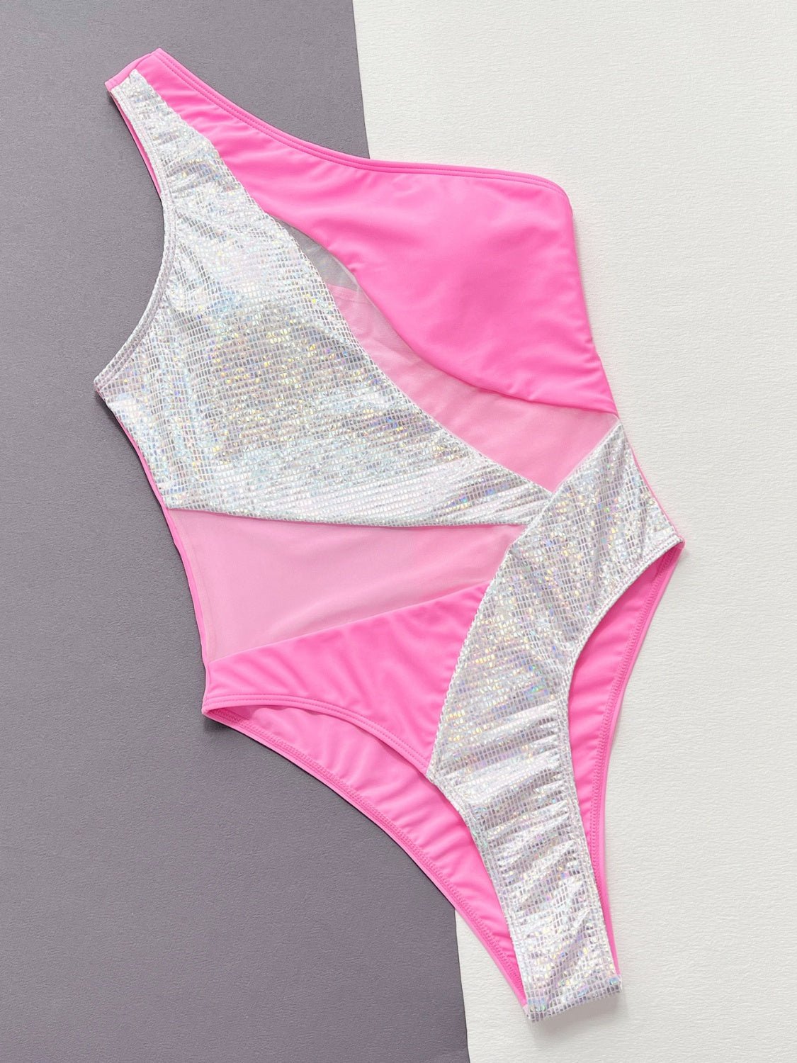 Contrast Panel One - Piece Swimsuit - Chaelisa's New Jammies