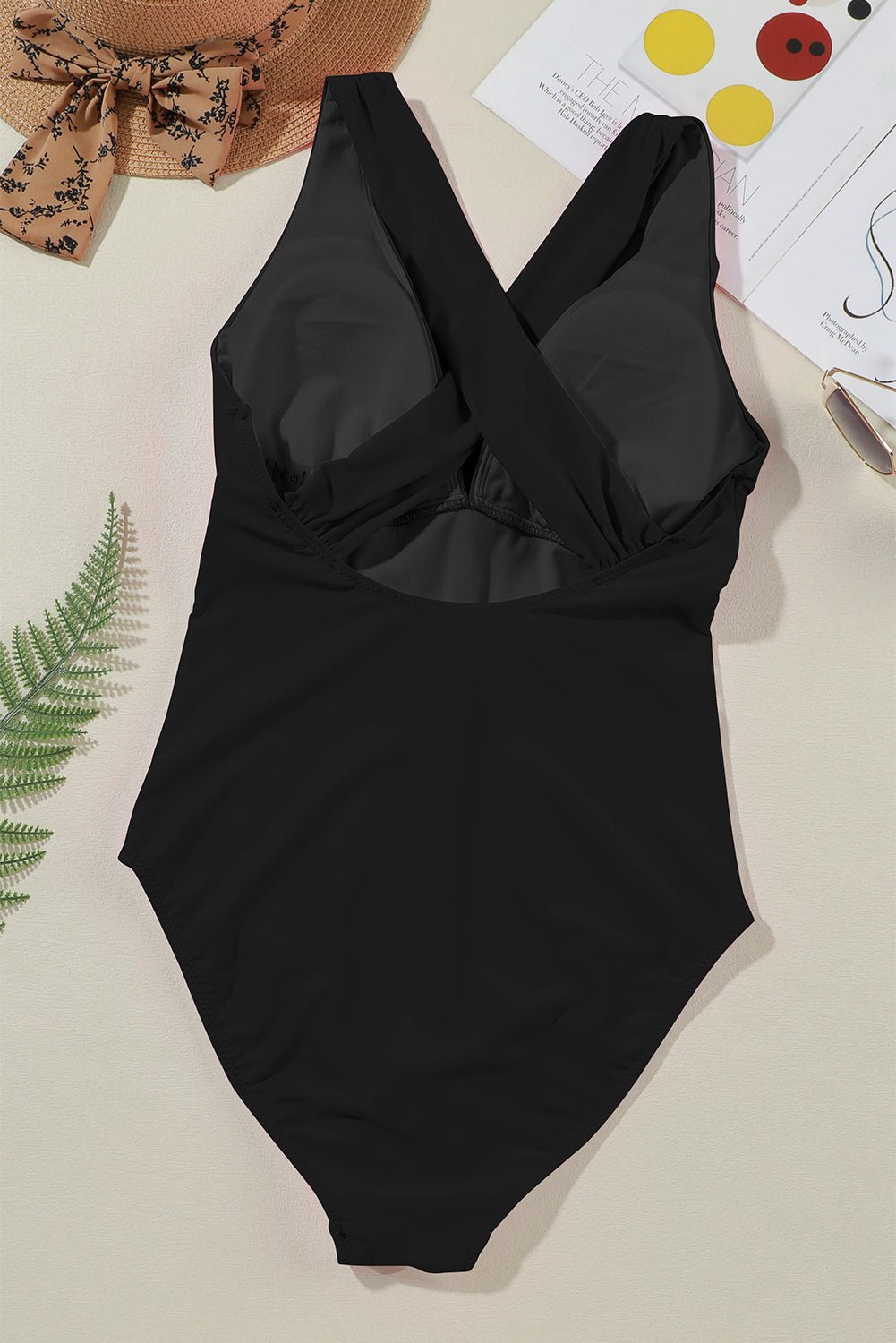 Crisscross Wide Strap One - Piece Swimwear - Chaelisa's New Jammies