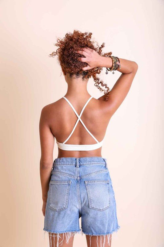 Crochet Lace High Neck Bralette - Chaelisa's New Jammies