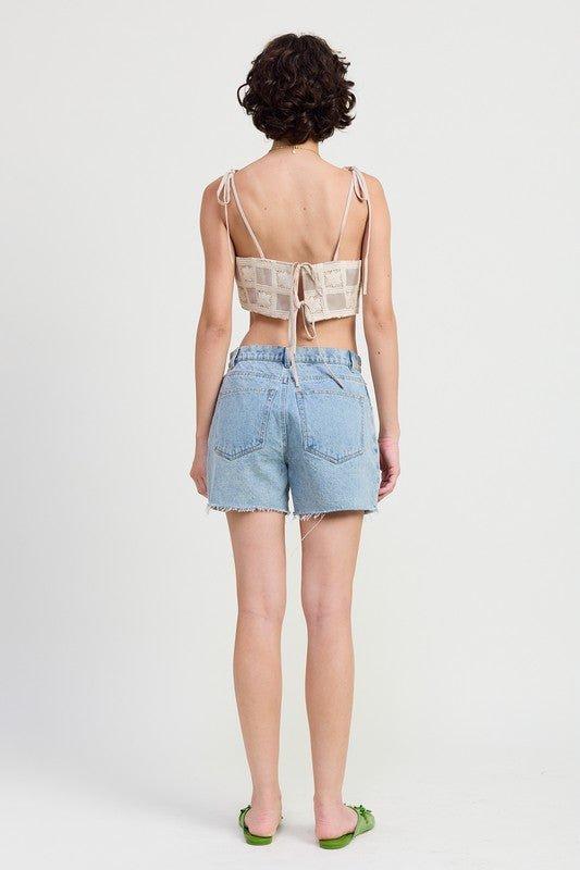 CROPPED CROCHET TOP - Chaelisa's New Jammies