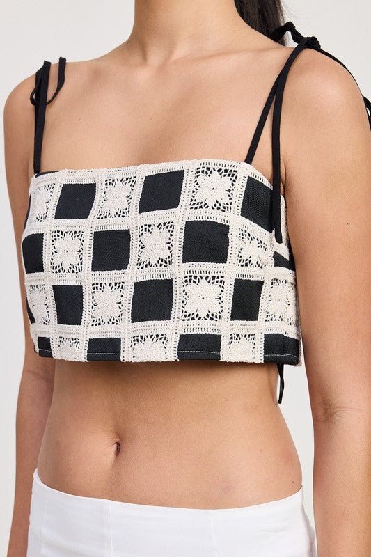 CROPPED CROCHET TOP - Chaelisa's New Jammies