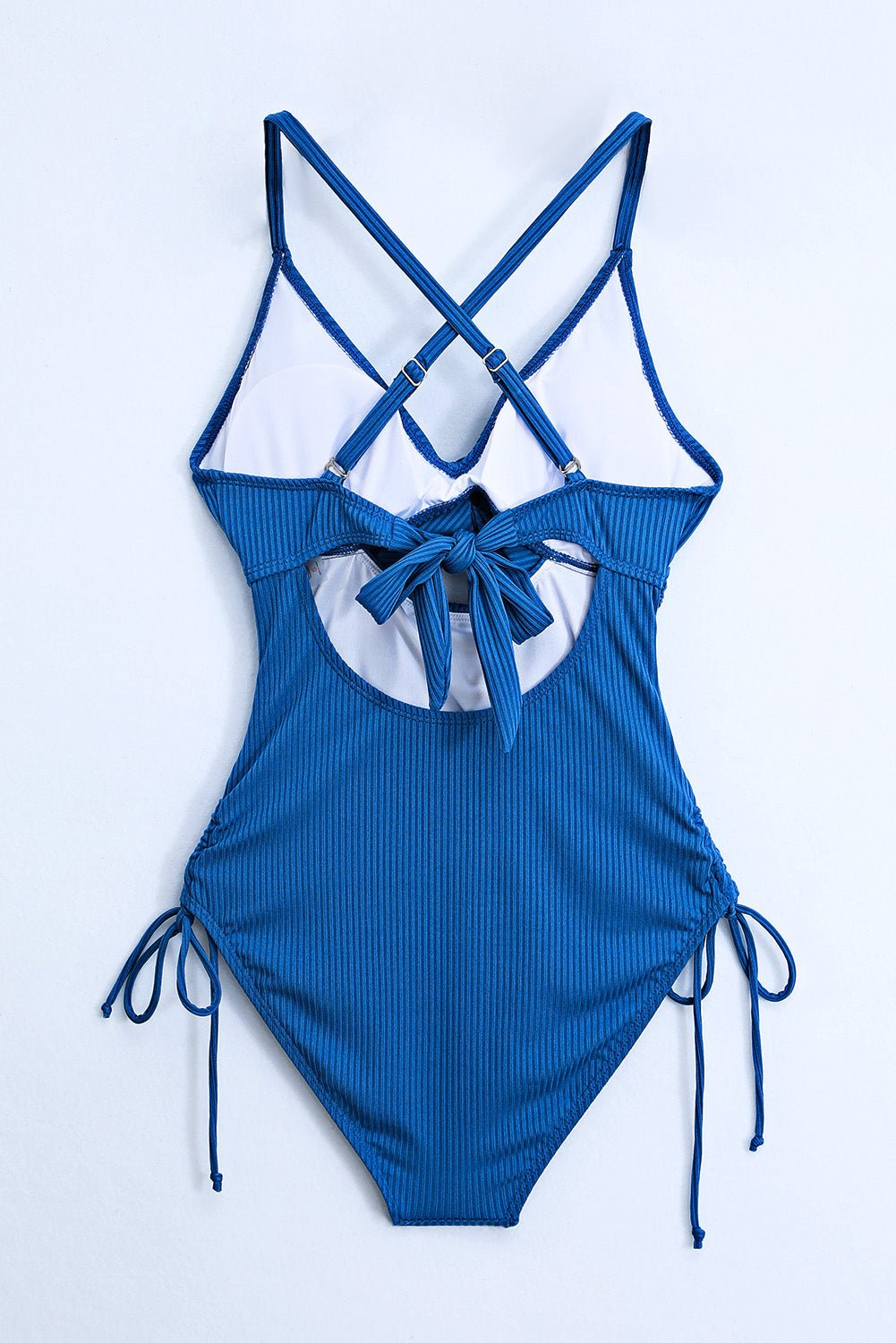 Cutout V - Neck Spaghetti Strap One - Piece Swimwear - Chaelisa's New Jammies
