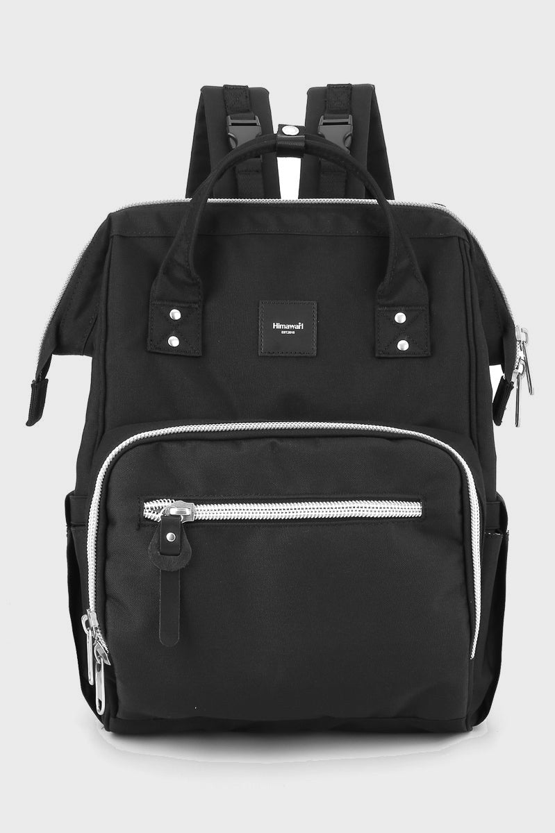 Himawari Waterproof Canvas Backpack Bag with Side Pockets-Chaelisa's New Jammies
