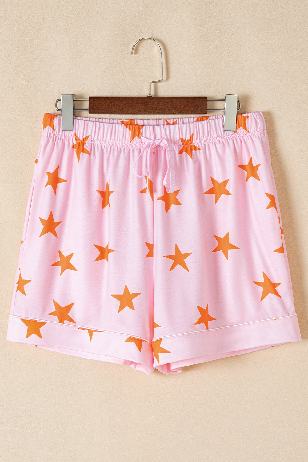 Pink Stars Short Sleeve Shirt and Shorts Bamboo Pajama Set-Chaelisa's New Jammies