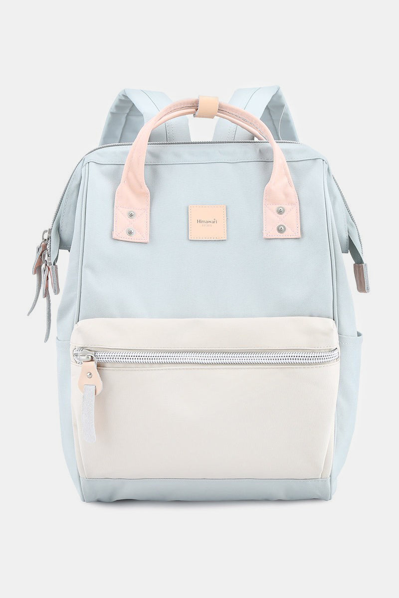 Himawari Water Resistant Canvas Backpack Bag with Side Pockets-Chaelisa's New Jammies