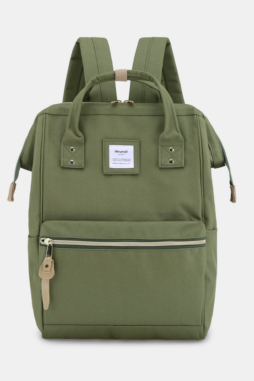 Himawari Waterproof Canvas Backpack Bag with Side Pockets-Chaelisa's New Jammies