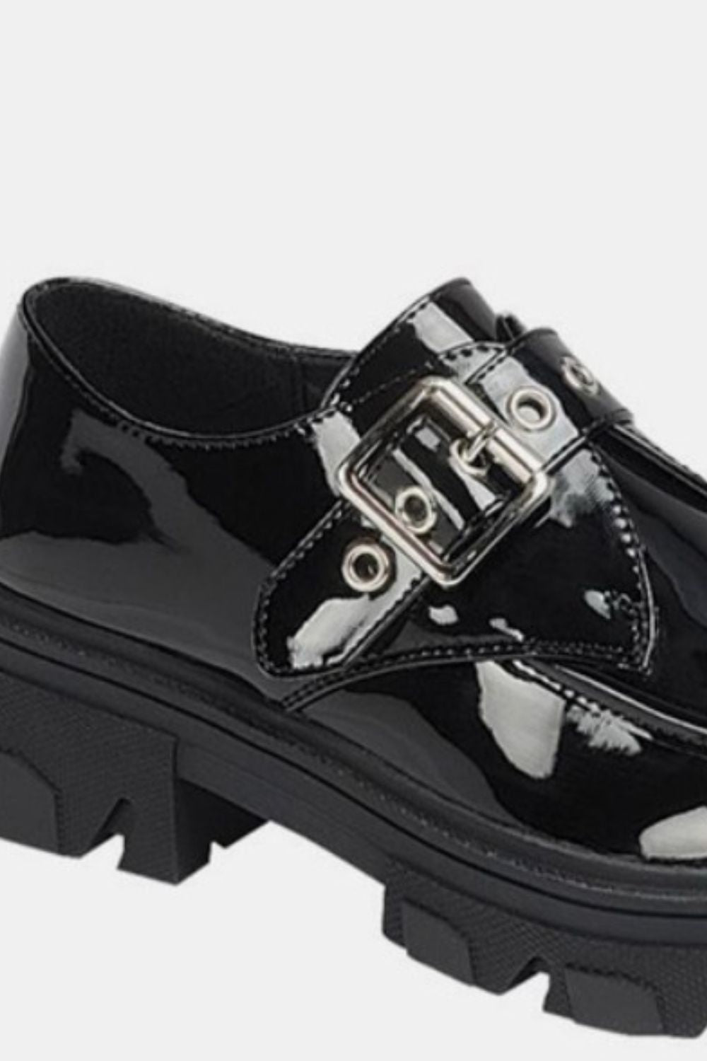 Forever Link Buckled Platform Lug Sole Loafers-Chaelisa's New Jammies