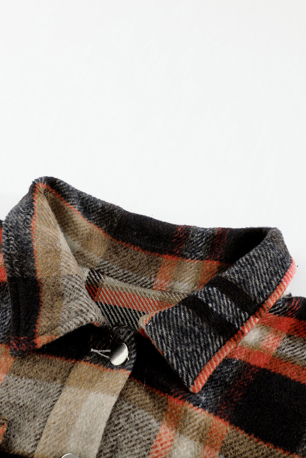 Multicolor Plaid Casual Button Up Flannel Shacket-Chaelisa's New Jammies