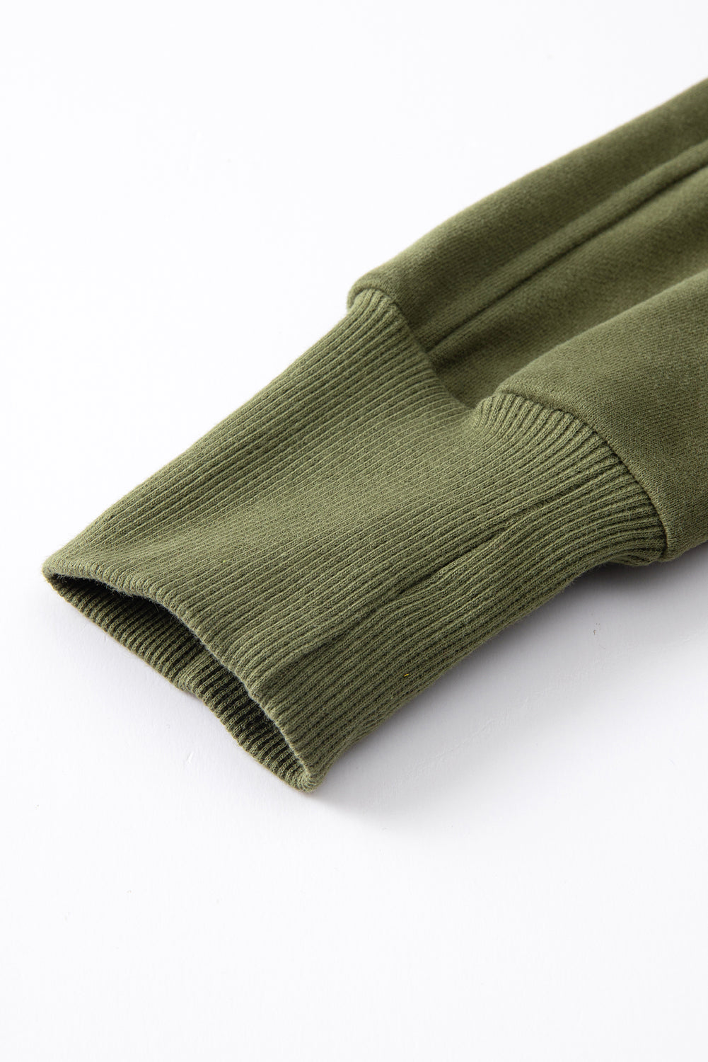 Gray Zip Up Stand Collar Ribbed Thumbhole Sleeve Sweatshirt-Chaelisa's New Jammies